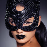 BLACK Midnight Disco Cat Mask (FULL)