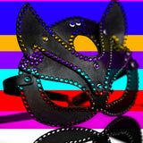 CUSTOM Midnight Disco Cat Mask (OUTLINE)