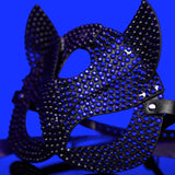 CUSTOM Midnight Disco Cat Mask (FULL)