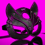 CUSTOM Midnight Disco Cat Mask (OUTLINE)