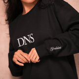 DNS Wear Embroidery | Black Unisex Premium Sweatshirt