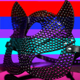 CUSTOM Midnight Disco Cat Mask (FULL)