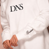 DNS Wear Embroidery | White Unisex Premium Sweatshirt