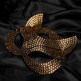 GOLD Midnight Disco Cat Mask (FULL)